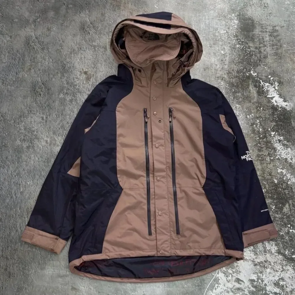 The North Face D2 Utility Super Besar Jacket. Brown & Navy Size Large
